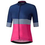 Shimano Yuri women jersey - Blue pink
