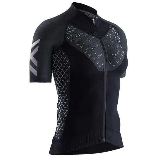 X-Bionic Twyce 4.0 Bike Zip frau trikot - Schwarz