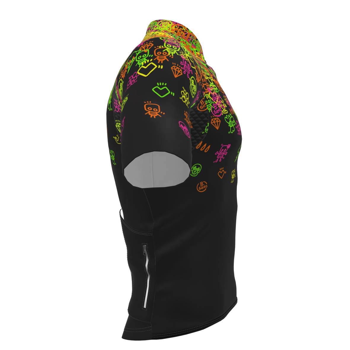 Maglia Slopline Sormano Fluo Rain - B