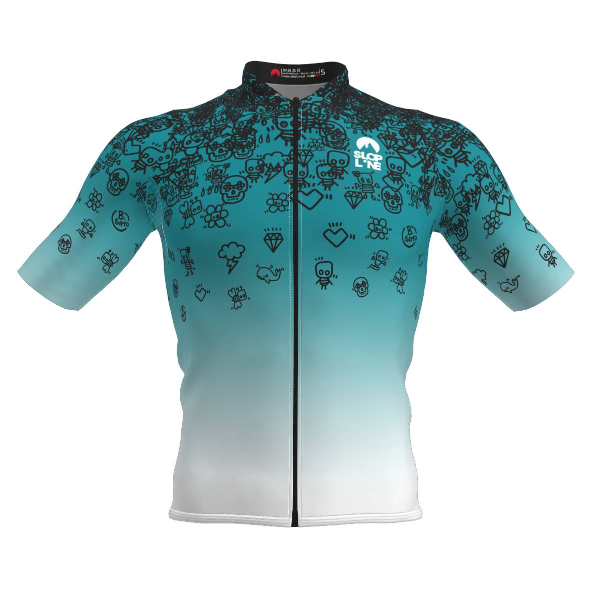 Maglia Slopline Sormano Petrol Rain - A