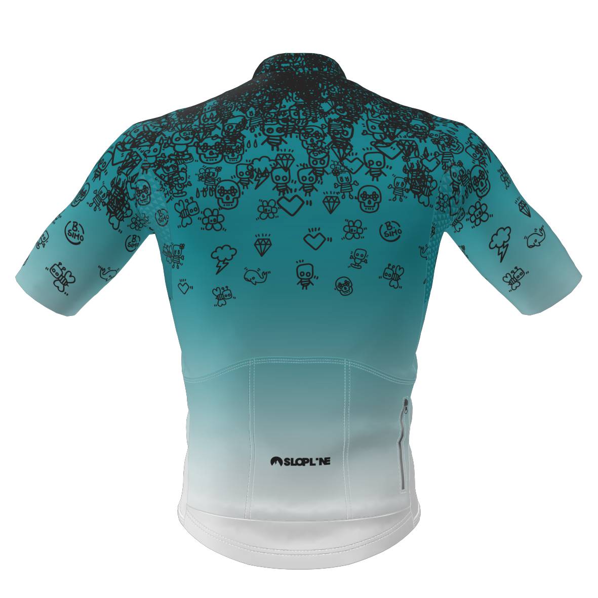 Maglia Slopline Sormano Petrol Rain - B