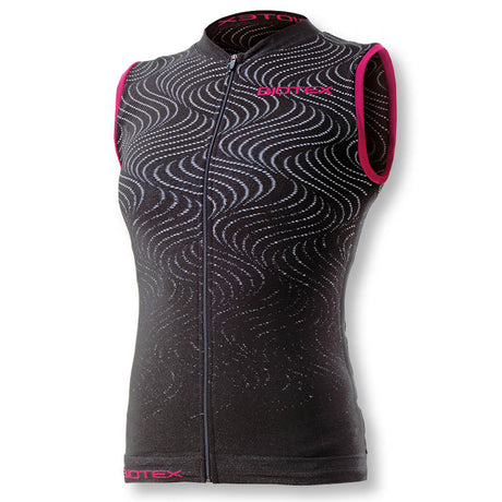 Maglia donna senza maniche Biotex Soffio - Nero - E