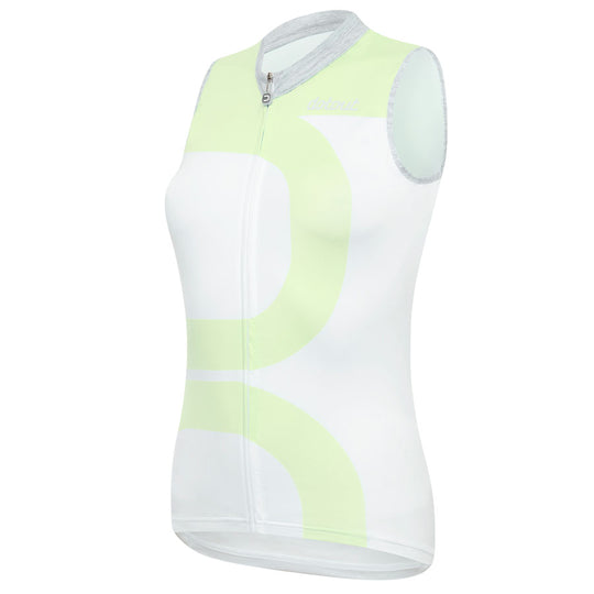 Maillot femmes S/M DotOut Up - Blanc Jaunes