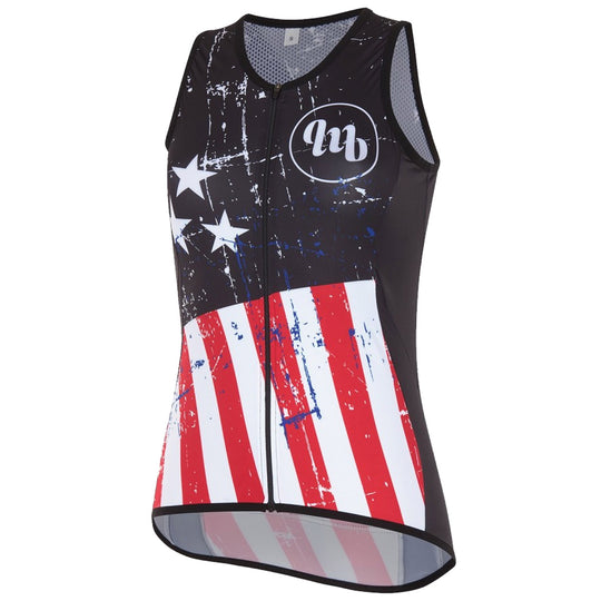 Maglia donna senza maniche MbWear - American