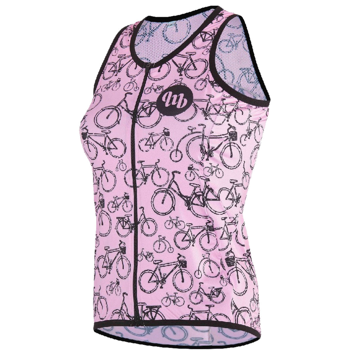 Maglia donna senza maniche MbWear - Bike pink