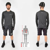 Maglia maniche lunghe Endura SingleTrack - Nero - E
