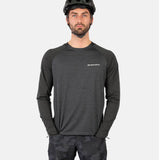 Maglia maniche lunghe Endura SingleTrack - Nero - F