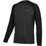 Endura SingleTrack long sleeves jersey - Black
