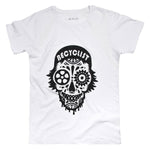 T-Shirt BeCyclist Skull Cap