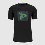 T-Shirt Karpos Val Federia - Nero verde