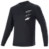 T-Shirt maniche lunghe Alpinestars Lead Tech - Nero - B