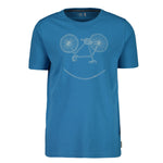 T-Shirt Maloja BarduotM - Azzurro