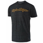 T-Shirt Troy Lee Designs Signature - Grigio giallo