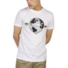 T-shirt Santini Antwrp World - Blanco