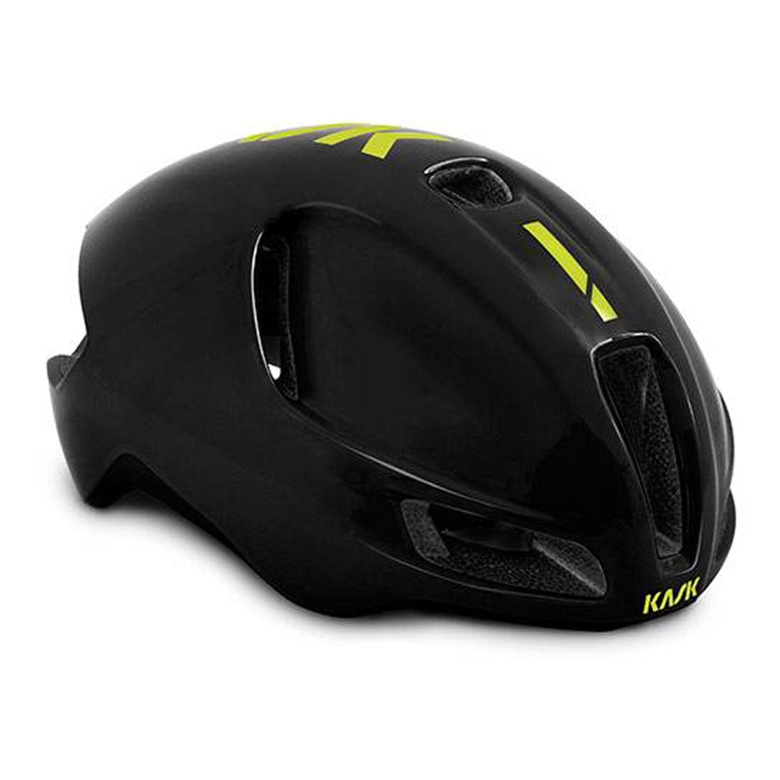 Kask Utopia helmets Black yellow All4cycling