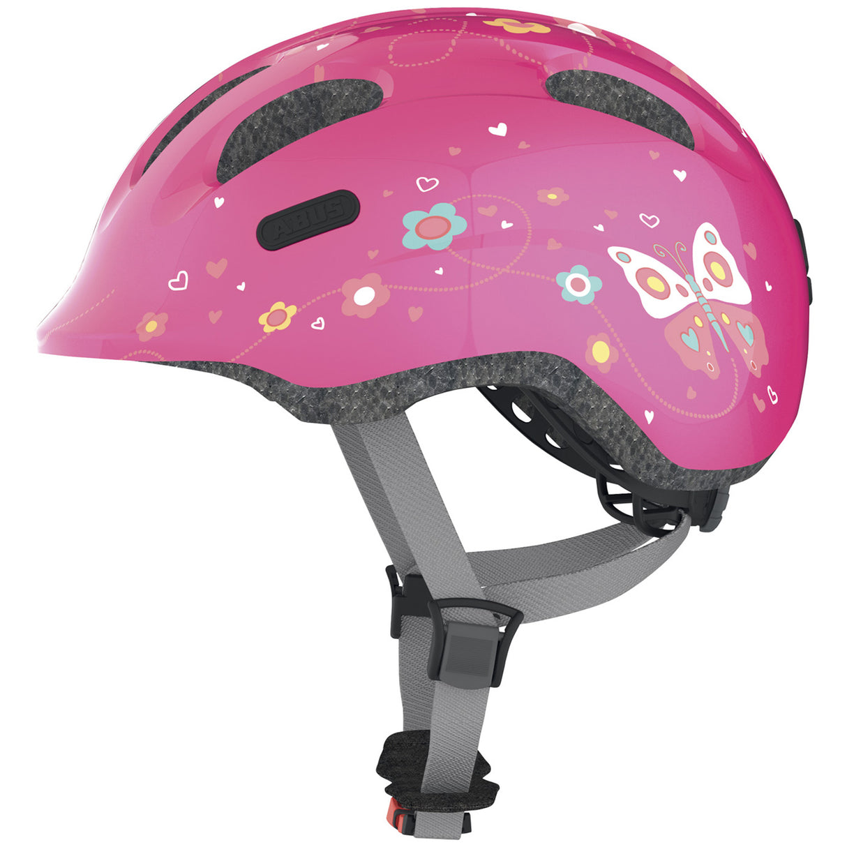 Casco bambino Abus Smiley 3.0 - Pink Butterfly - G