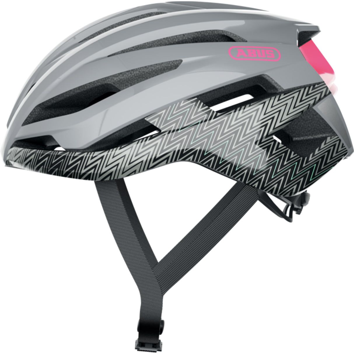 Casco Abus Stormchaser ZigZag - Grigio - D
