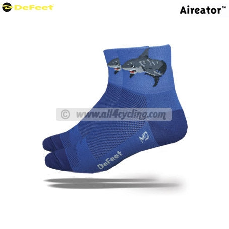 Socks DeFeet Aireator - Shark Attack
