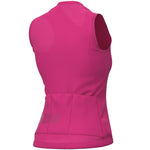Maillot mujer sin mangas Ale Solid Color Block - Rosa fluo
