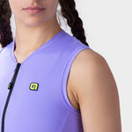 Ale Solid Color Block women sleeveless jersey - Violet