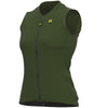 Ale Solid Color Block women sleeveless jersey - Green