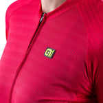 Ale R-EV1 Silver Cooling women jersey - Red