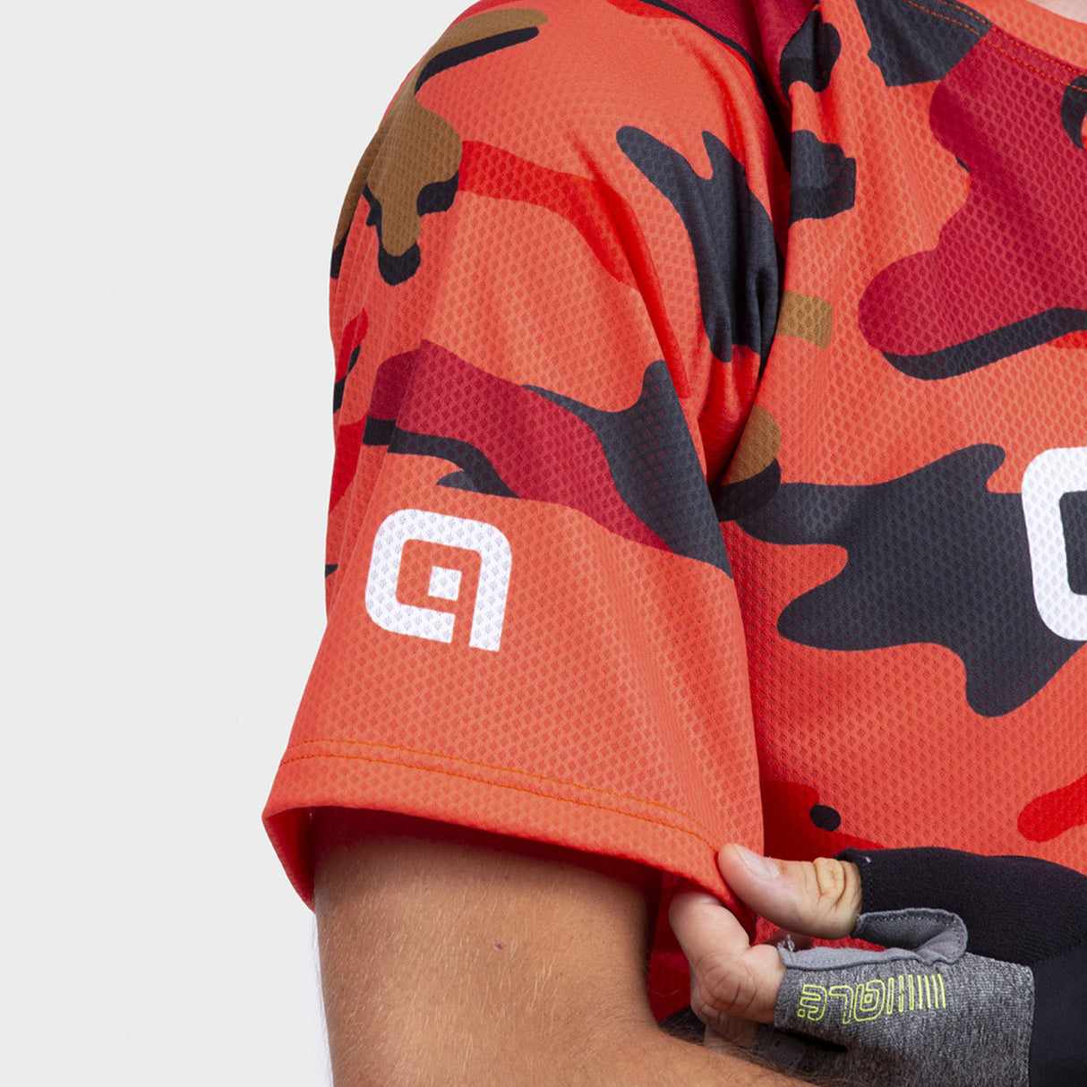 Maglia Ale Off Road Stain - Rosso - M