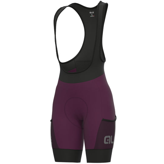 Ale Off Road Stones Cargo women bib short - Purple