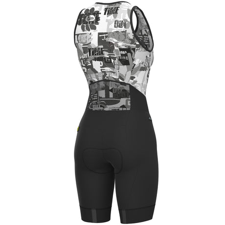 Salopette donna Ale R-EV1 Velocity Integrato - Nero grigio - F