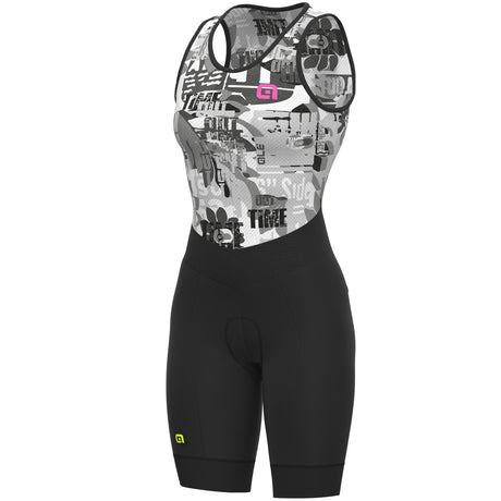 Salopette donna Ale R-EV1 Velocity Integrato - Nero grigio - E