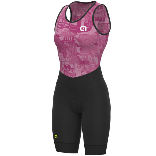 Cuissard femme Ale R-EV1 Velocity Integrato - Noir violet