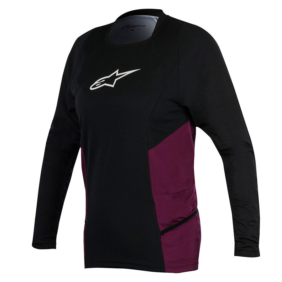 Maglia ML Donna Alpinestars Drop 2 - Nero Viola