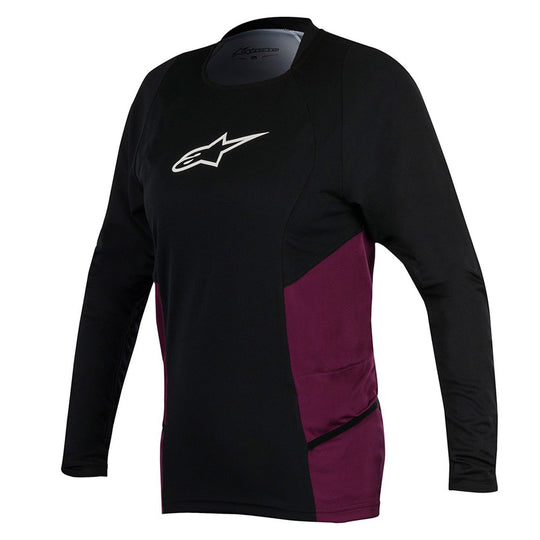 Maglia ML Donna Alpinestars Drop 2 - Nero Viola