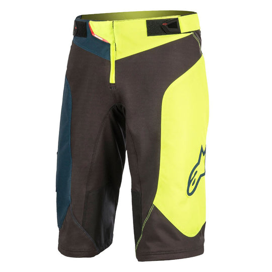 Pantalon Corto Alpinestar Vector - Negro Amarillo Azul