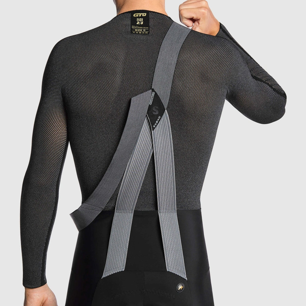 Maglia intima maniche lunghe Assos Mille GTO Spring Fall LS Dermasensor - Nero - M