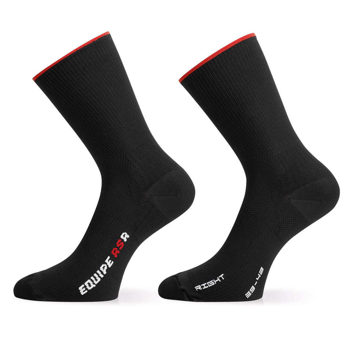 Calze Assos RSR - Nero rosso