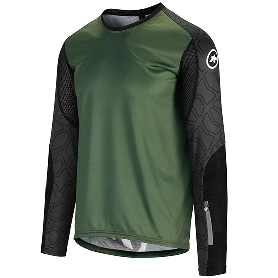 Maglia maniche lunghe Assos Trail LS - Verde