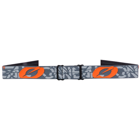 Maschera MTB O'neal B-20 Strain Arancio - Grigio - M