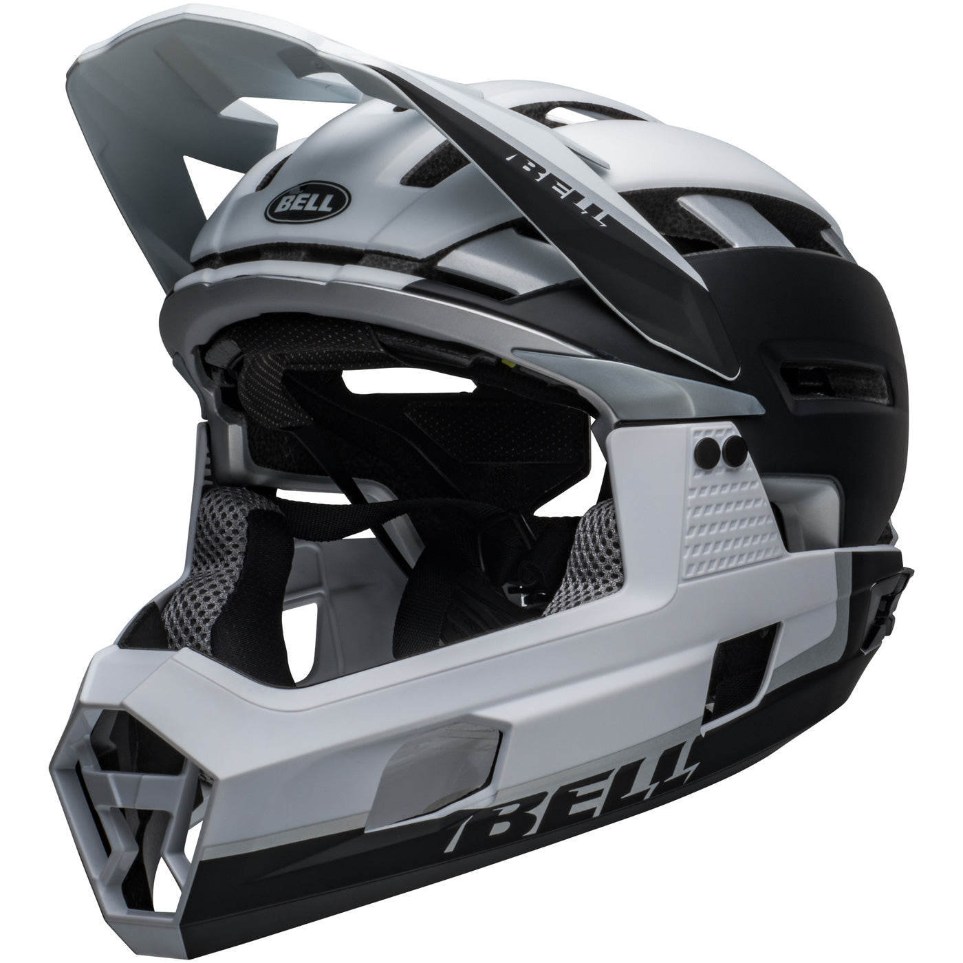 Bell Super 3R Mips helmet Black white