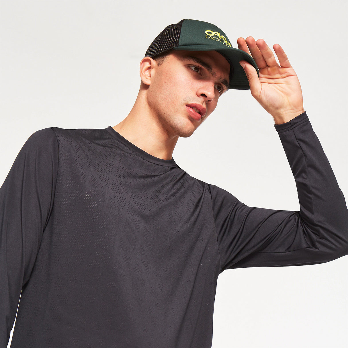 Maglia maniche lunghe Oakley Berm - Nero - B
