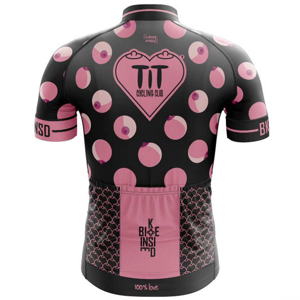 Maglia Bike Inside Tits - Nero