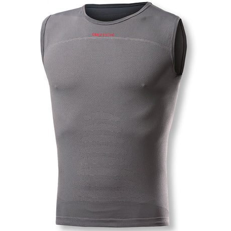 Maglia intima senza maniche Biotex + Carbon - Grigio