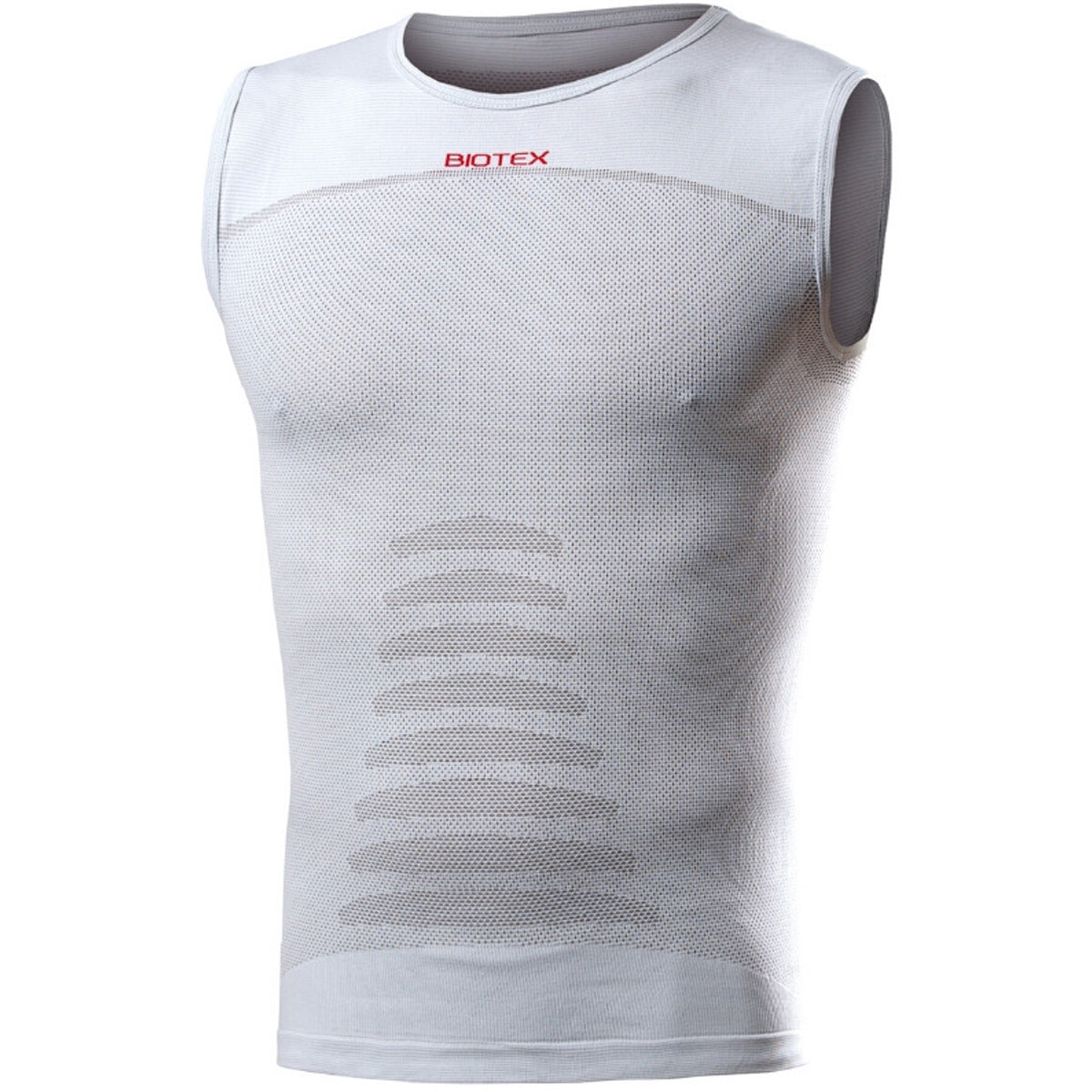 Maglia intima senza maniche Biotex + Carbon - Bianco