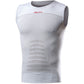 Maillot de corps sans manches Biotex + Carbon - Blanc
