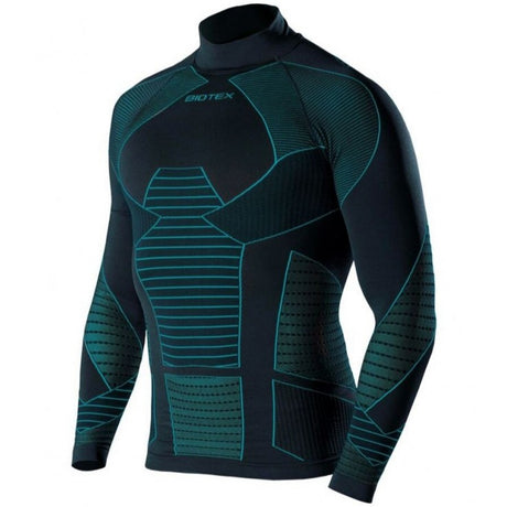 Maglia Intima maniche lunghe Biotex Lupetto Icebreak - Nero azzurro - H