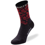 Chaussettes Biotex Thermolite - Noir rouge