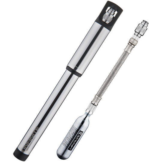 Mini-Pompe a Air Birzman Infinite Road + CO2 - Argent