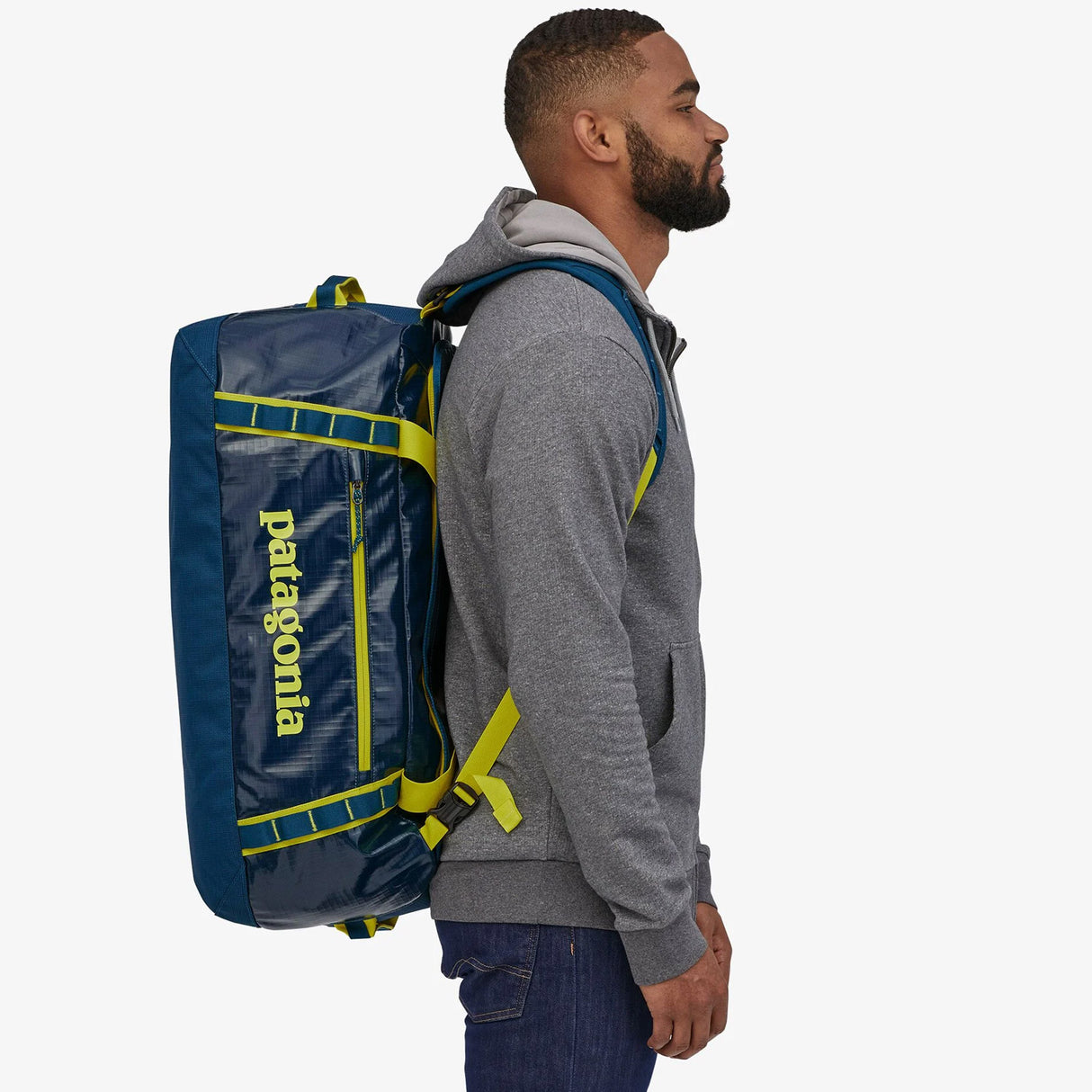 Borsa Patagonia Black Hole Duffel 55L - Blu verde - A