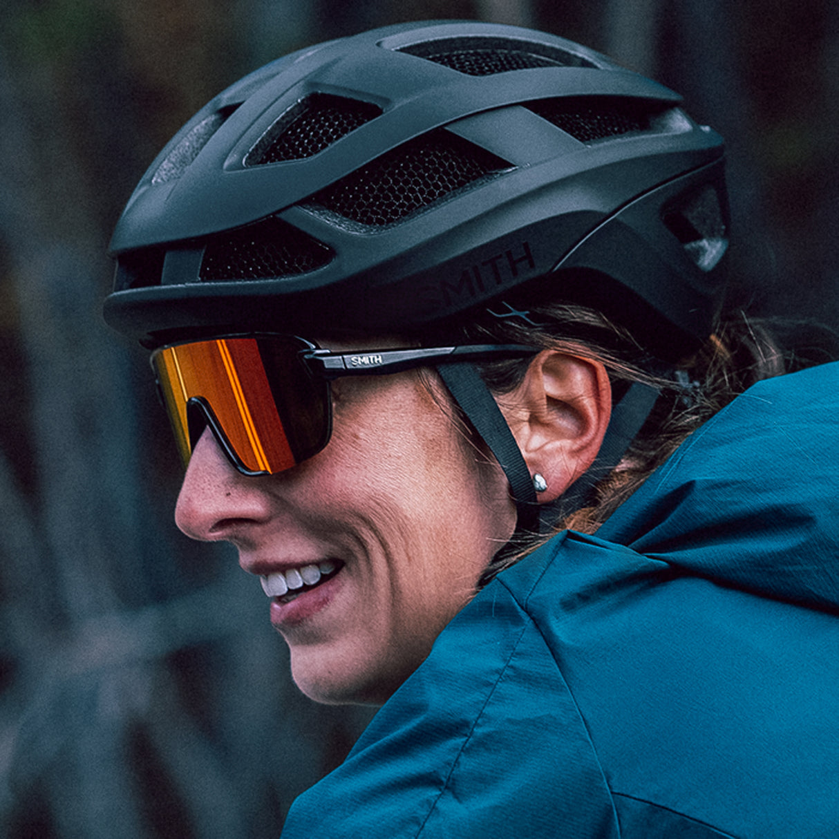 Occhiali Smith Bobcat - Black ChromaPop Red - L