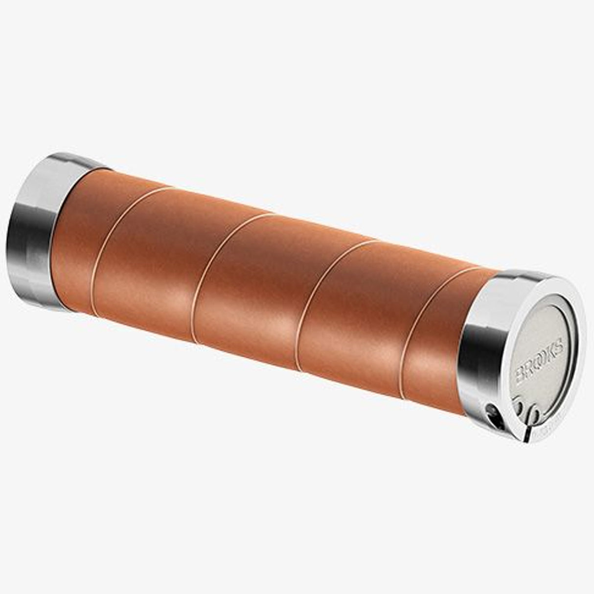 Manopole Brooks Slender Leather 130mm - Marrone chiaro - C